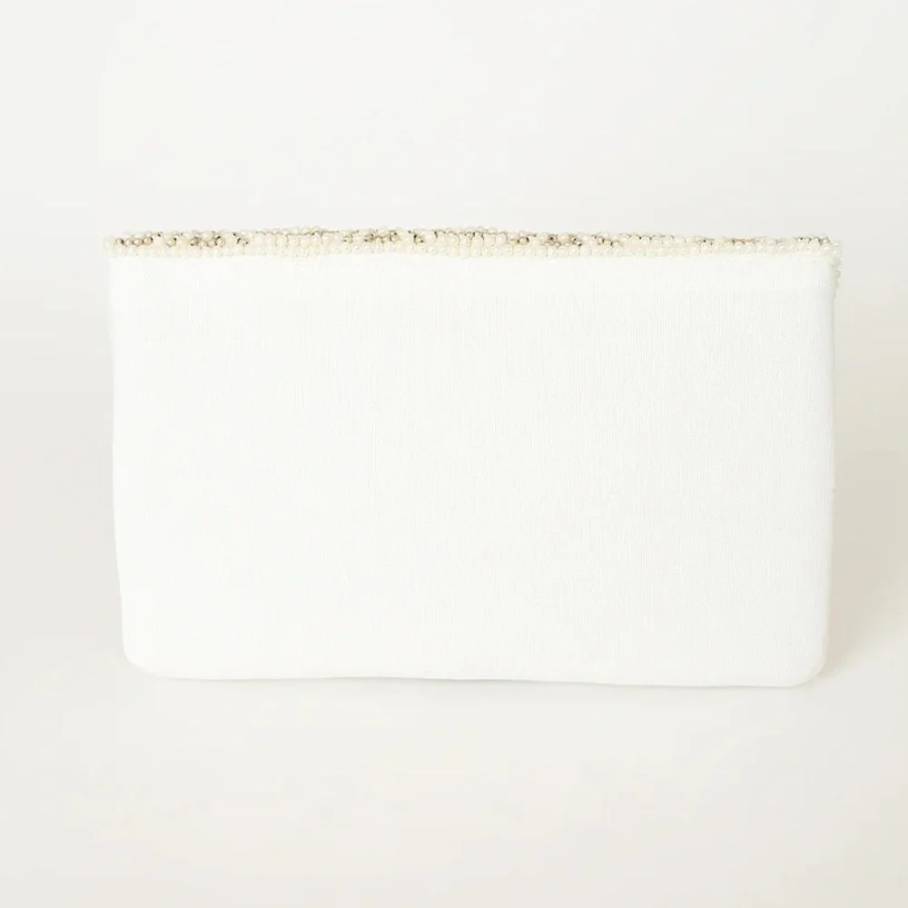 NWOT Lulus My Magic Moment White Pearl Clutch - Picture 6 of 10